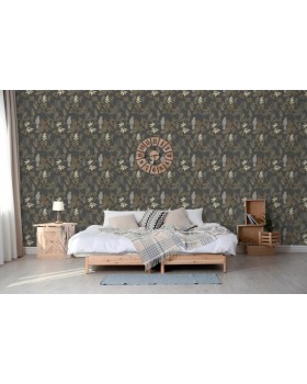 JF 3401 Обои Grandeco (Jungle Fever) (1*12) 10,05х0,53 винил на флизелине-foto4