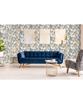 JF 3601 Обои Grandeco (Jungle Fever) (1*12) 10,05х0,53  винил на флизелине-foto3