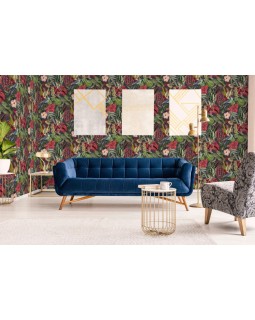 JF 2201 Обои Grandeco (Jungle Fever) (1*12) 10,05х0,53  винил на флизелине-foto3