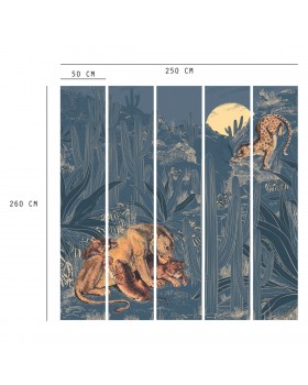 27200201 Панно Lutece (California Nostalgie) (1*1) 2,50 х 2,60 винил на флизелине 27200201 Панно Lutece (California Nostalgie) (1*1) 2,50 х 2,60 винил на флизелине