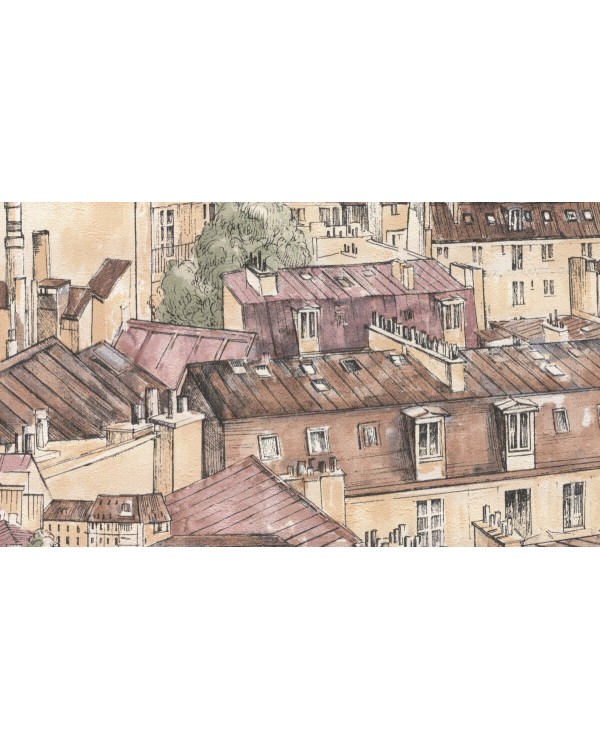 R102122 Обои Grandeco (GRANGE) (1*6) 10,05х1,06  винил на флизелине