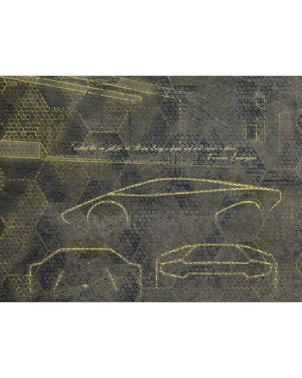 90057 Панно Zambaiti (Lamborghini II) (1*1) 3,30x3,00 винил на флизелине
