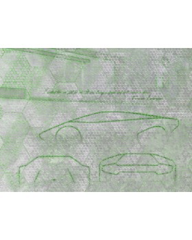 90058 Панно Zambaiti (Lamborghini II) (1*1) 3,30x3,00 винил на флизелине