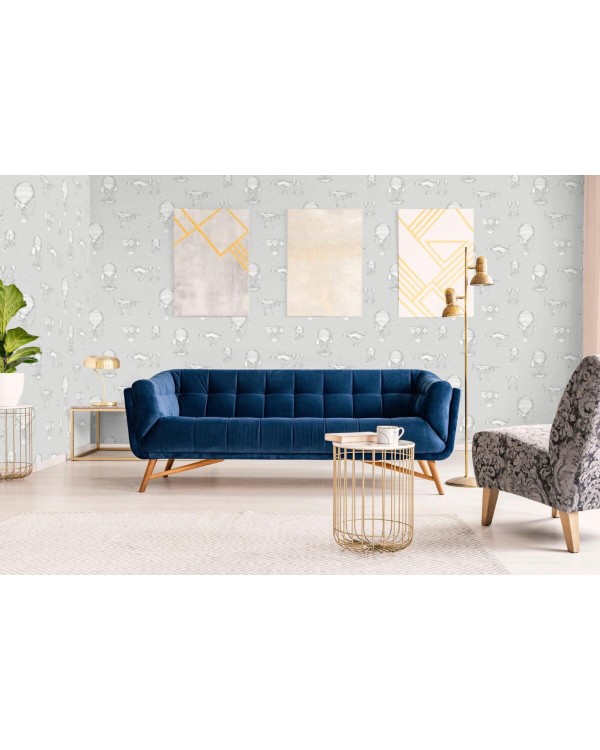 JR 3011 Обои Grandeco (Jack 'n Rose 2024) (1*12) 10,05х0,53  винил на флизелине