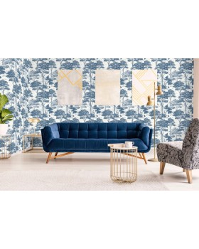 MN 3007 Обои Grandeco (Maison) (1*12) 10,05х0,53 винил на флизелине-foto4