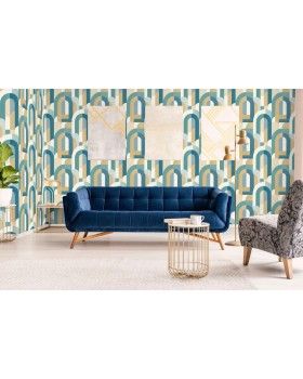 MN 3612 Обои Grandeco (Maison) (1*12) 10,05х0,53 винил на флизелине-foto4