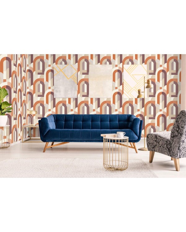 MN 3608 Обои Grandeco (Maison) (1*12) 10,05х0,53 винил на флизелине