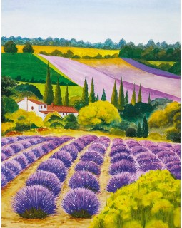 35642 Панно Marburg (Gloockler Pompoos Provence) (1*6) 2,70x2,12 винил на флизелине