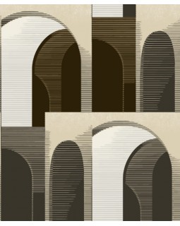 A 63301 Обои Grandeco (Ciara) (1*12) 10,05х0,53  винил на флизелине