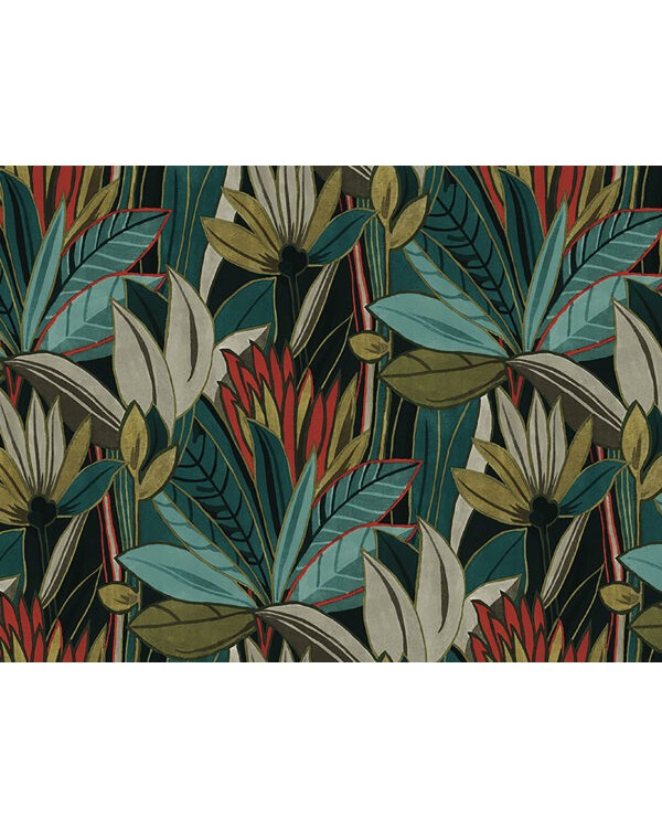 Z66870 Панно Zambaiti (Satin Flowers IV) (1*1) 5,10х3 винил на флизелине