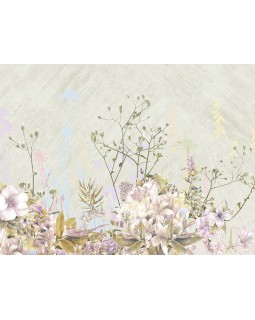 Z66879 Панно Zambaiti (Satin Flowers IV) (1*1) 5,10х3 винил на флизелине