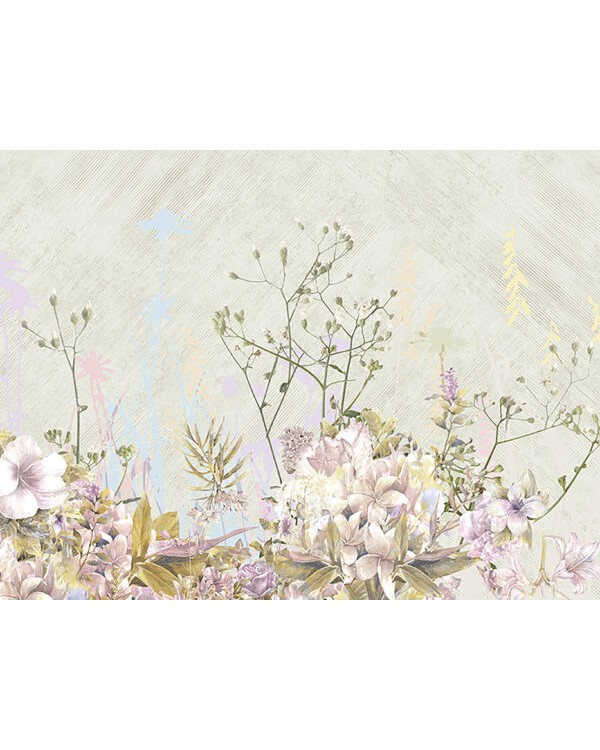 Z66879 Панно Zambaiti (Satin Flowers IV) (1*1) 5,10х3 винил на флизелине