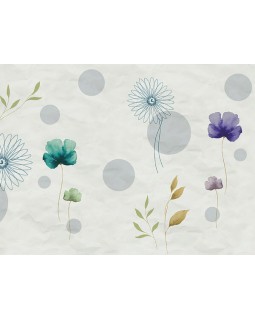 Z66885 Панно Zambaiti (Satin Flowers IV) (1*1) 5,10х3 винил на флизелине