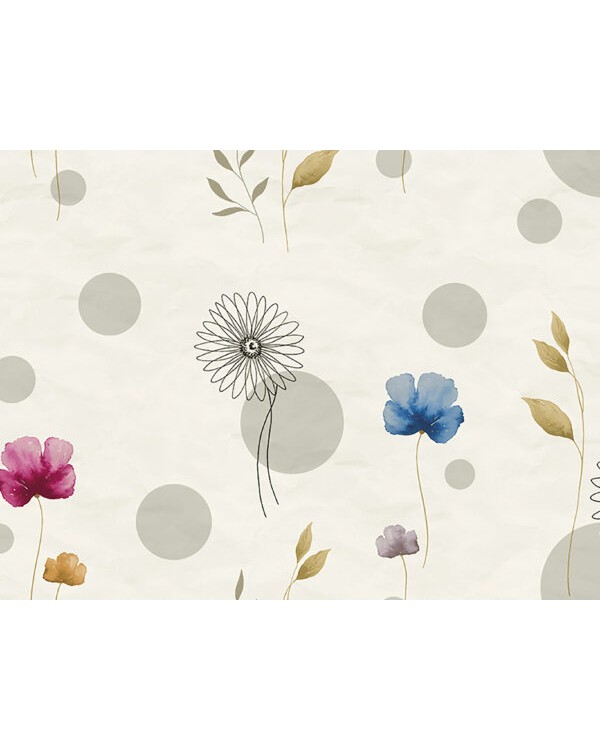 Z66886 Панно Zambaiti (Satin Flowers IV) (1*1) 5,10х3 винил на флизелине