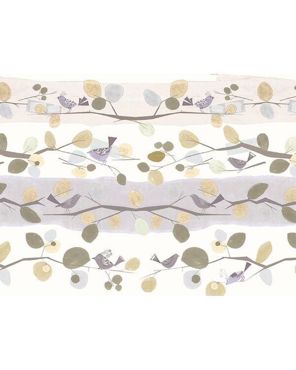 Z66891 Панно Zambaiti (Satin Flowers IV) (1*1) 5,10х3 винил на флизелине