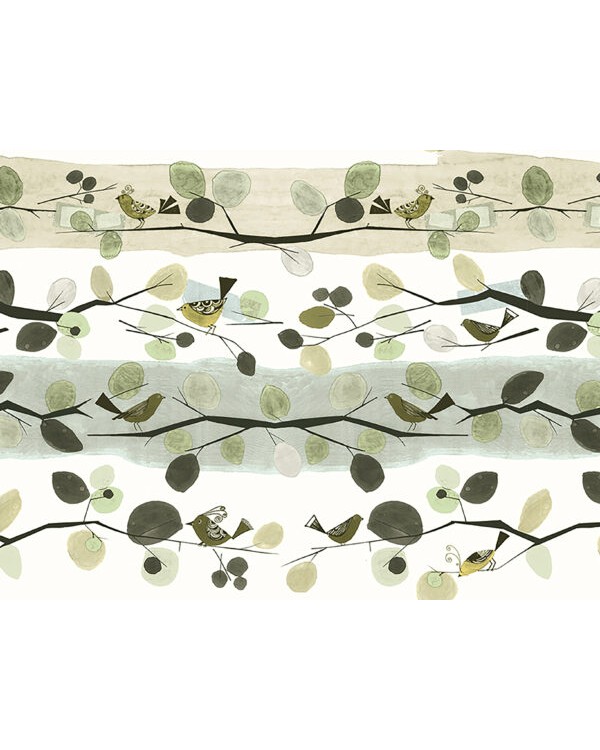 Z66893 Панно Zambaiti (Satin Flowers IV) (1*1) 5,10х3 винил на флизелине
